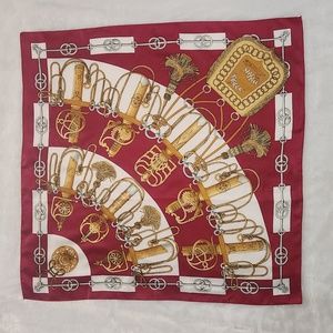Vintage Hermes Cliquetis Silk Scarf